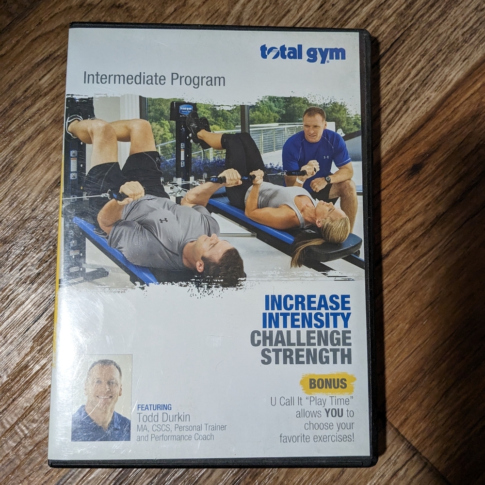 TOTAL GYM Intermediate Program DVD Todd Durkin Strength Training